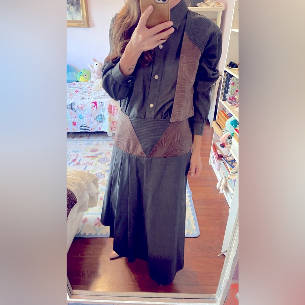 Fini Lignarolo vintage set with skirt size 10